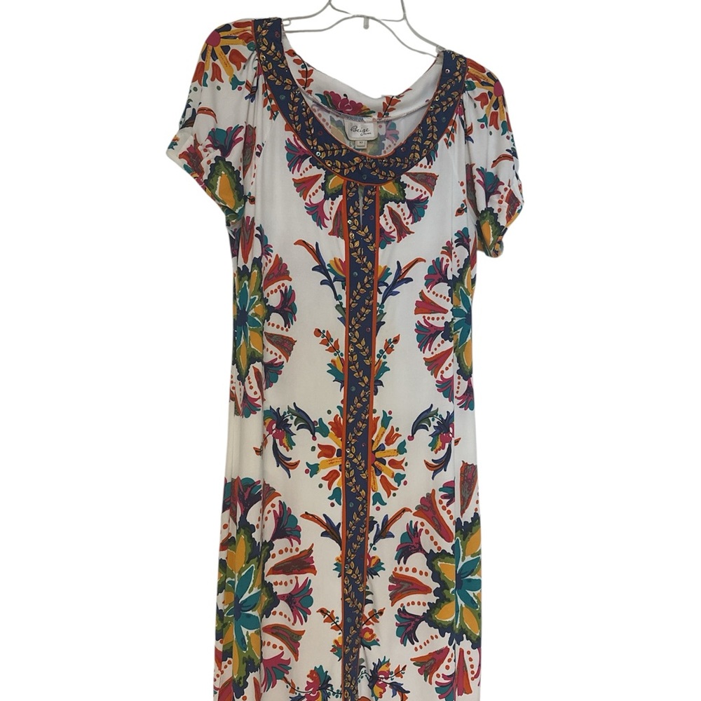 Beige by eci Multicolor Floral Dress